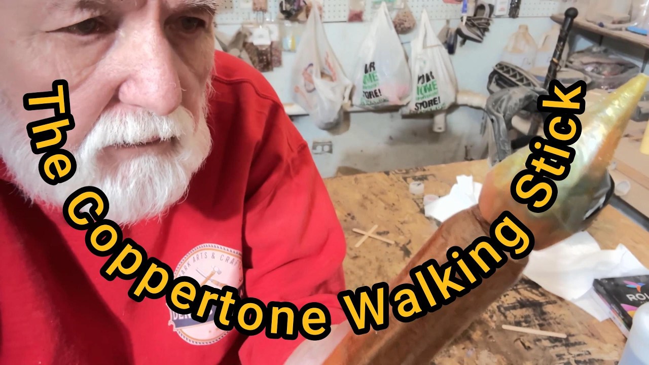My Coppertone Walking Stick