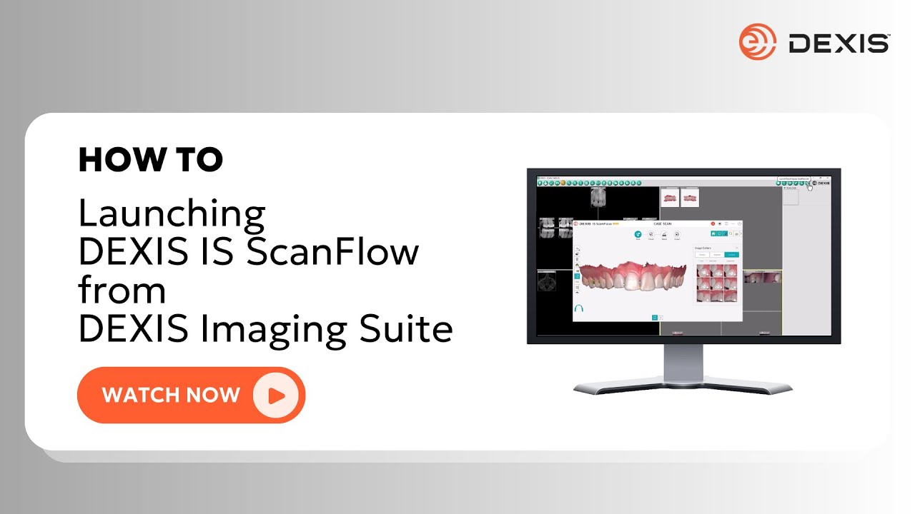 Launching DEXIS IS ScanFlow from DEXIS Imaging Suite Demo