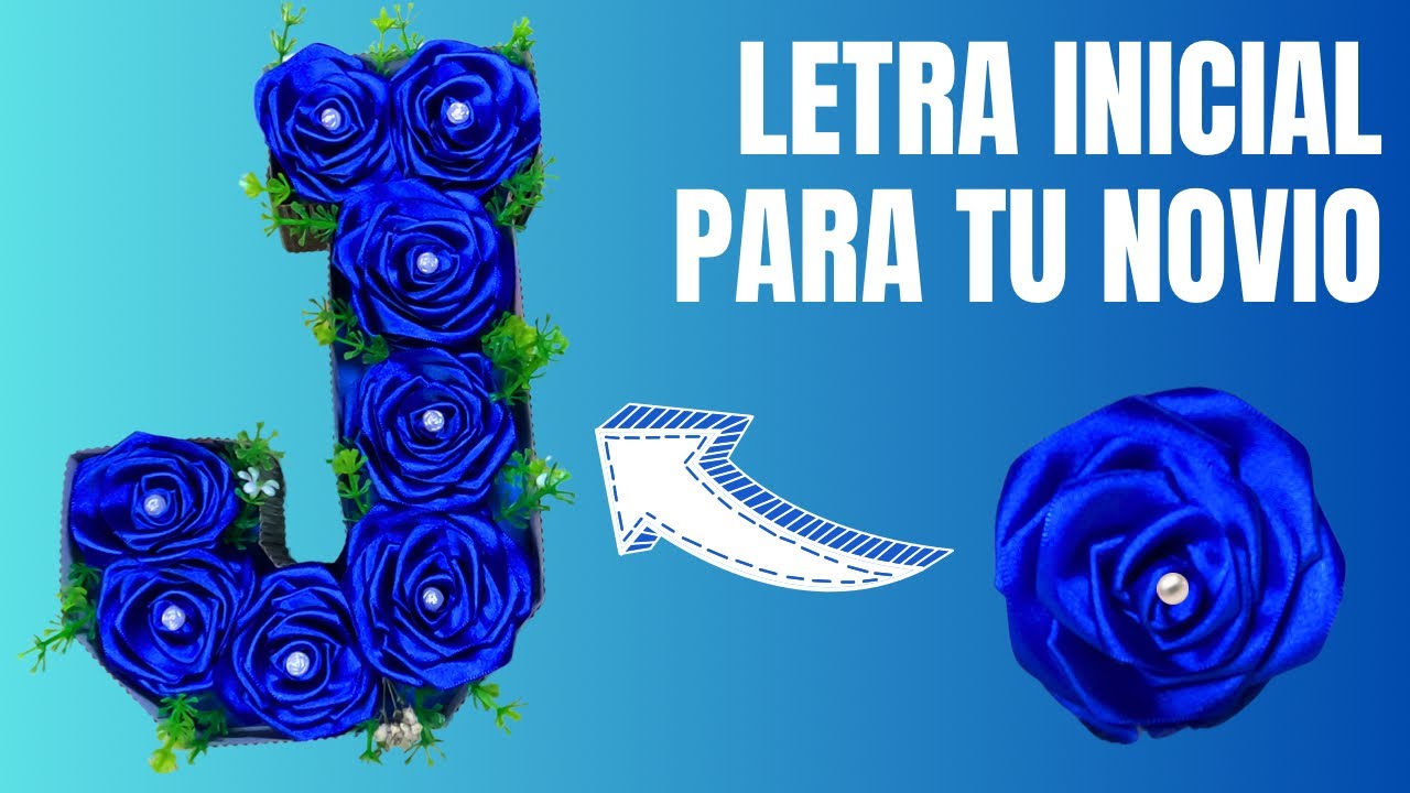 DIY - Letra Inicial REGALO PARA TU NOVIO 2024 / Mery Create