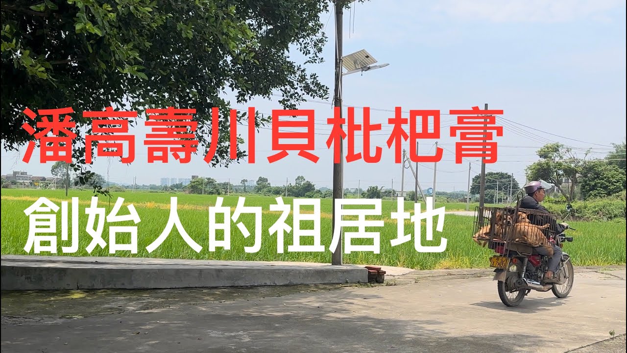潘高壽創始人祖居地，廣東開平Kaiping月山鎮橋頭鄉，“潘氏”聚居的“萃龍里”。