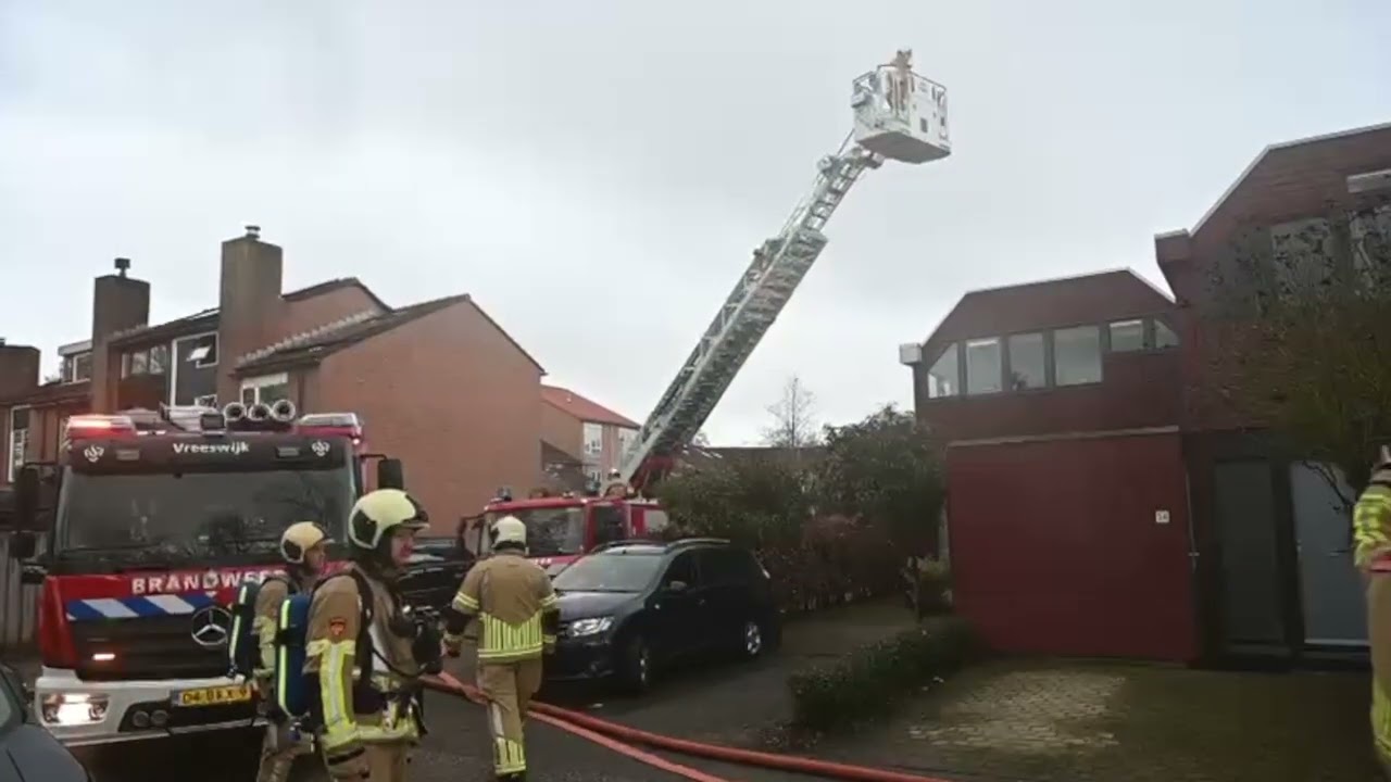 Woningbrand aan de Graaf Gerlachsingel