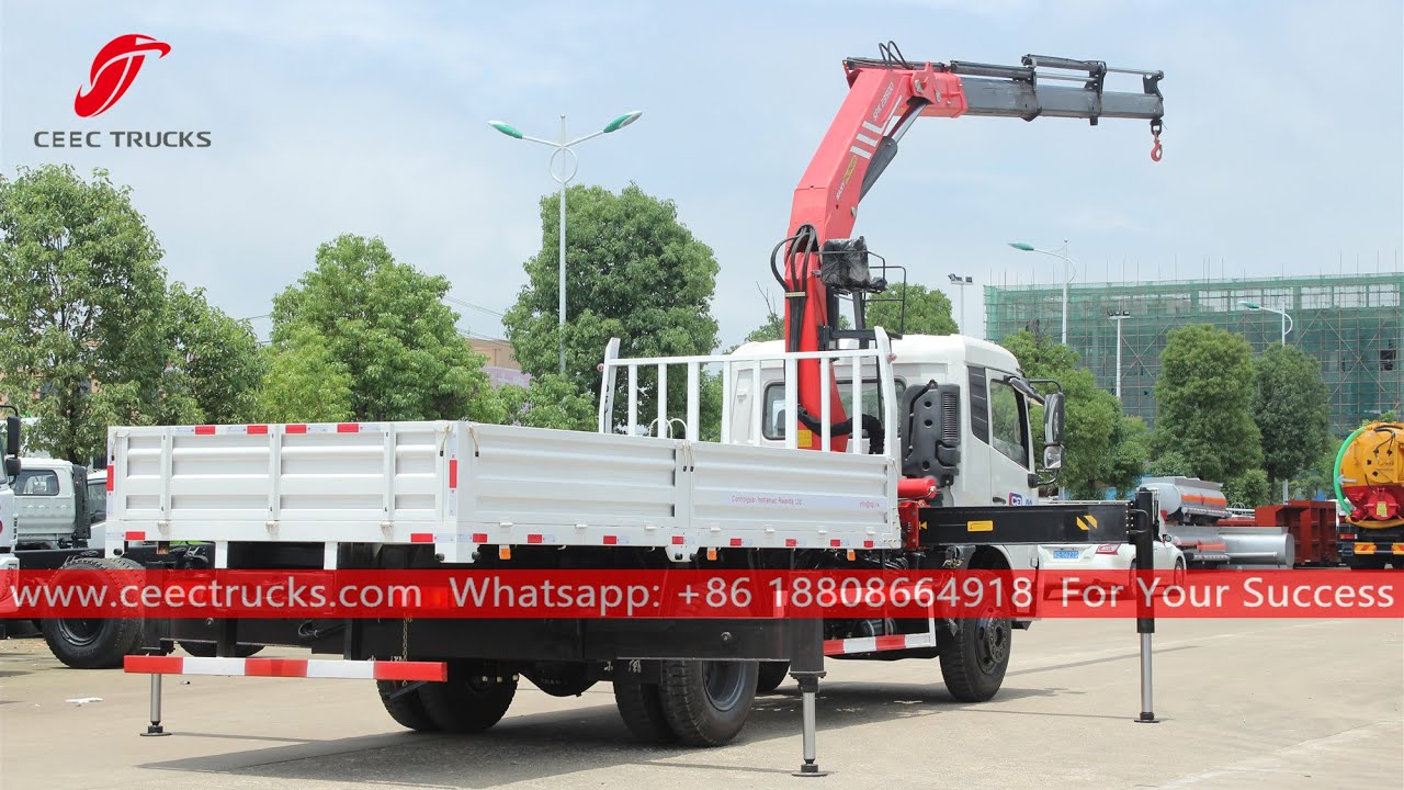 Palfinger crane truck operating video - www.ceectrucks.com
