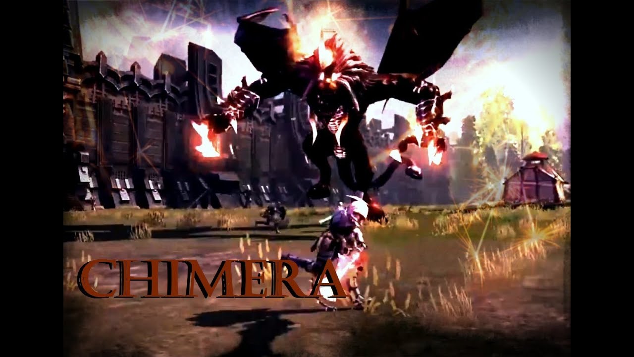 RaiderZ Online Gameplay - Chimera Boss Fight