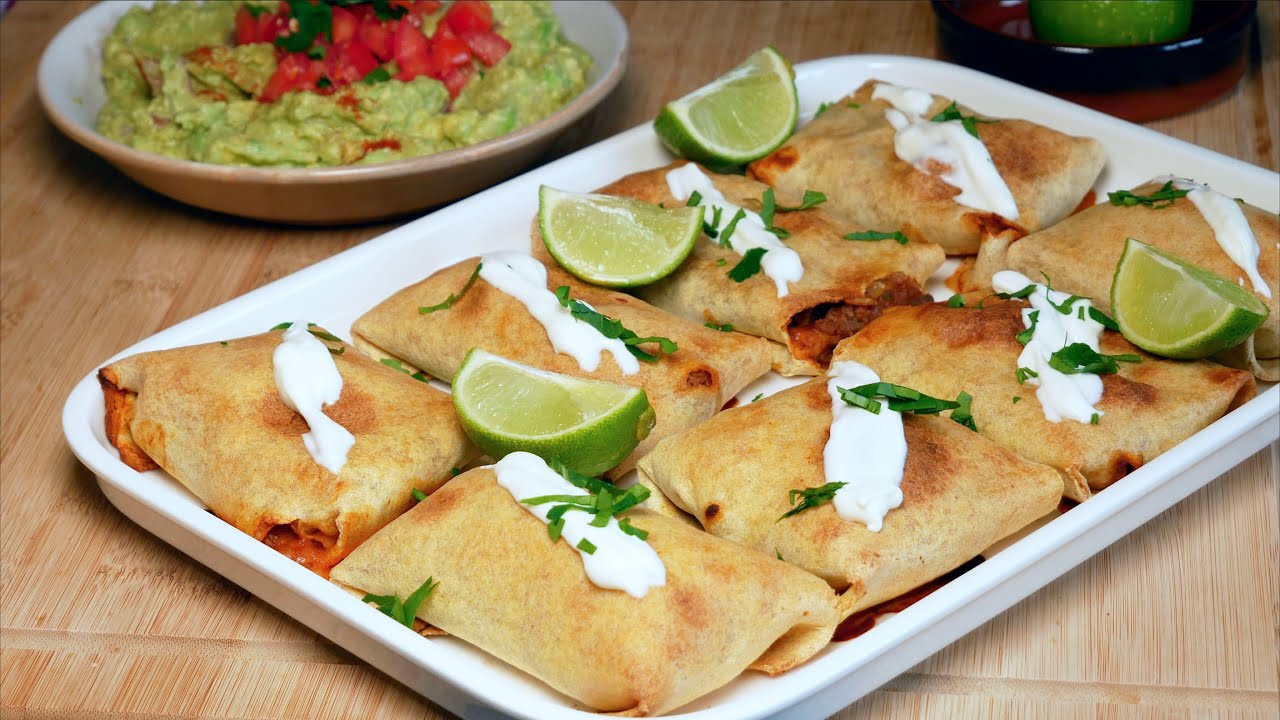 Chimichangas au boeuf haché FACILE 🌯