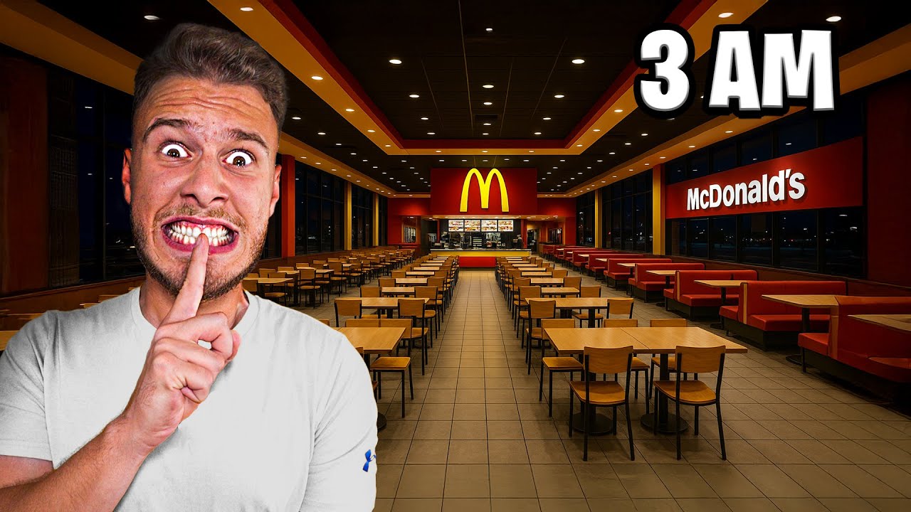 Stau Peste Noapte &Icirc;n Cel Mai Mare McDonalds !