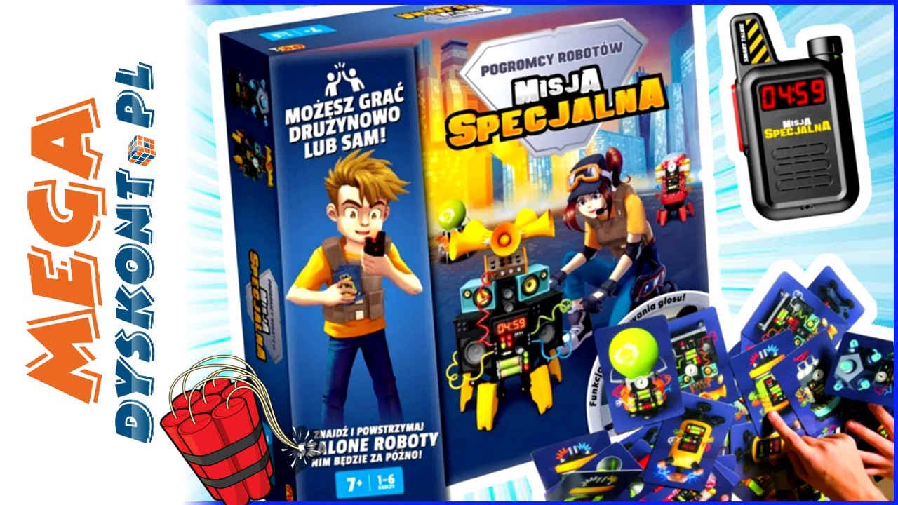 MISJA SPECJALNA POGROMCY ROBOT&Oacute;W 🤖 Interaktywna Gra EPEE 🤖 MegaDyskont