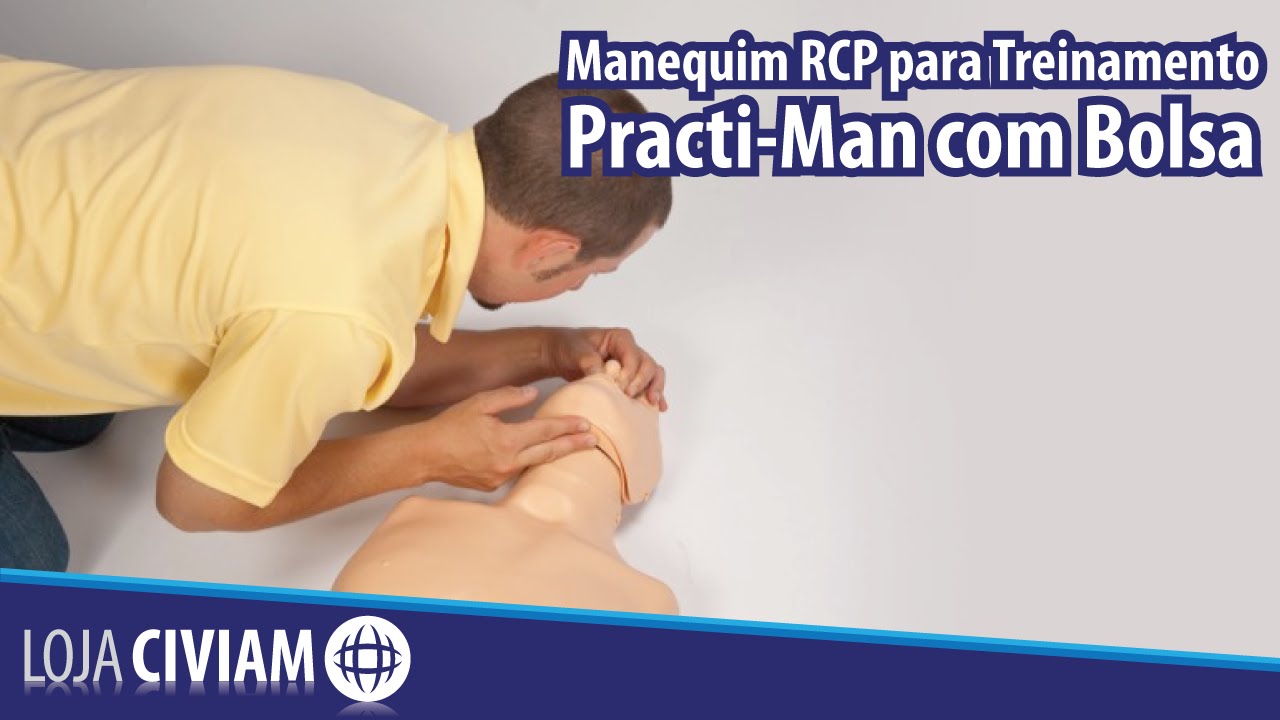 Manequim RCP para Treinamento - Practi-Man com Bolsa