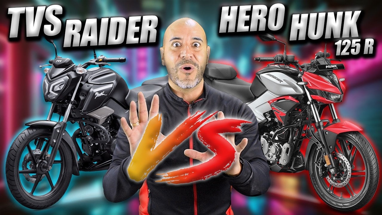 🔥HERO hunk 125🆚TVS raider🔥A BATALLA🛑| FULLGASS