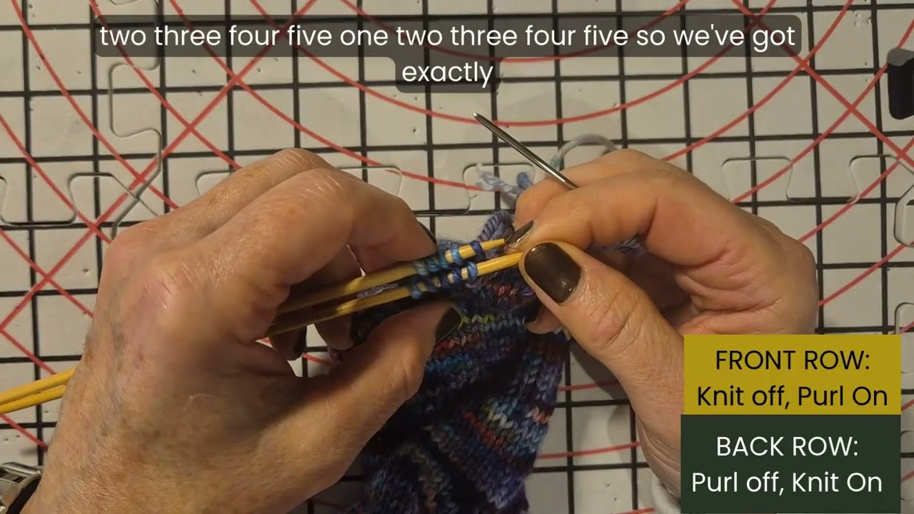 Kitchener Stitch Tutorial for Beginners |  version 1 - Using a Tapestry Needle