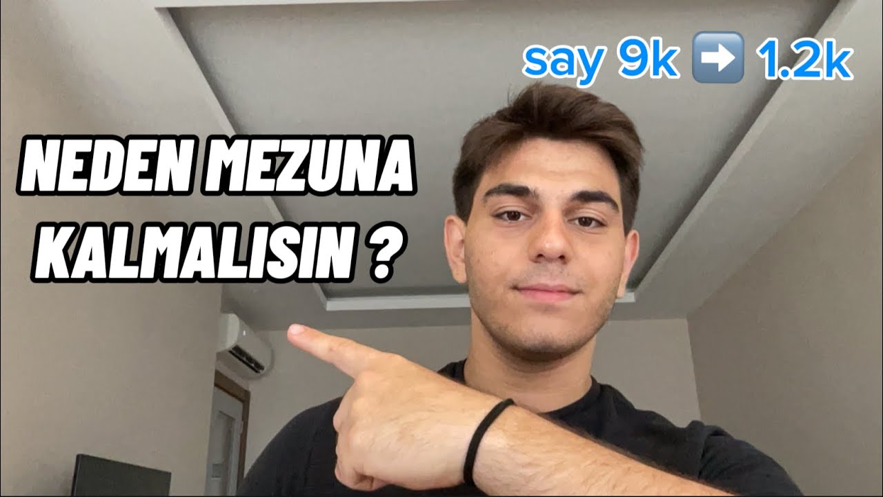 KİMLER MEZUNA KALMALI / MEZUNA KALMAK MANTIKLI MI ? #mezun #yks24