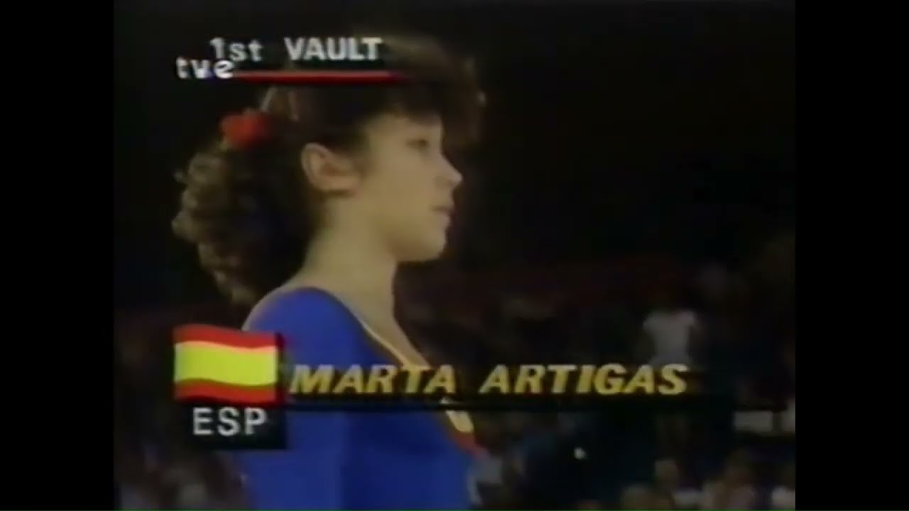 Montaje audiovisual de la gimnasta Marta Artigas