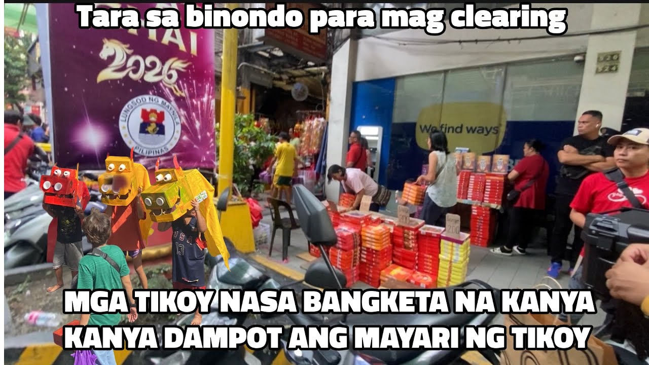 Mga tikoy nasa bangketa na kanya knya dampot ang mayari ng tikoy 