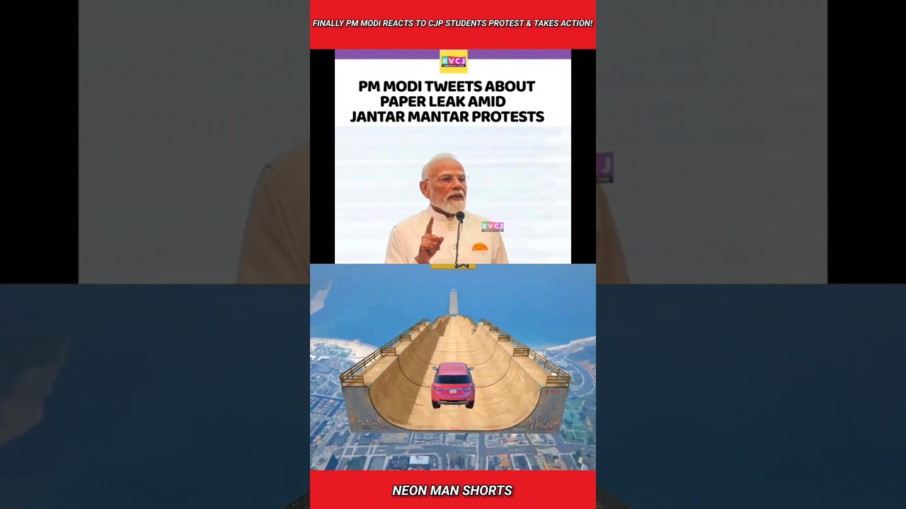 Finally PM Modi Reacts to CJP Students Protest & Takes Action! ⚠️ #shorts