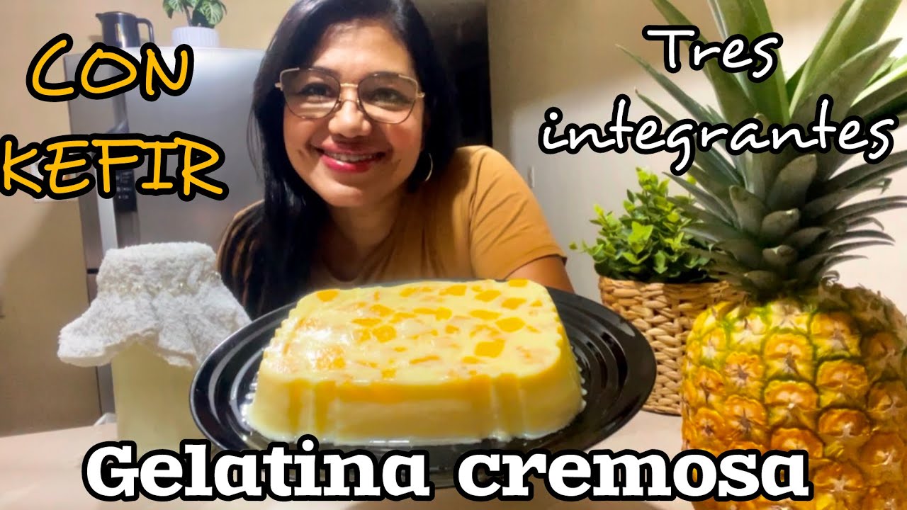 Cómo hacer gelatina de kefir fácil