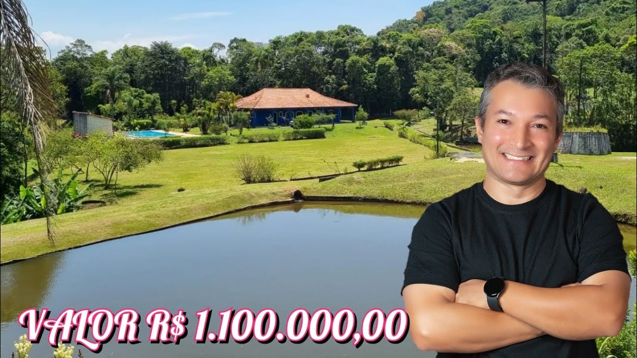 Sitio a venda na região de Atibaia, 70 mil m², 4 lagos, casa térrea, completo para lazer