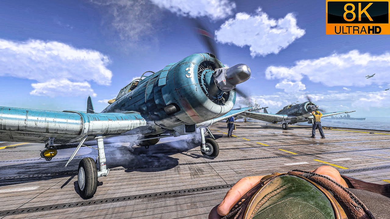 Битва за Мидуэй 1942 (пикирующие бомбардировщики Douglas SBD Dauntless) Call of Duty Vanguard — 8...