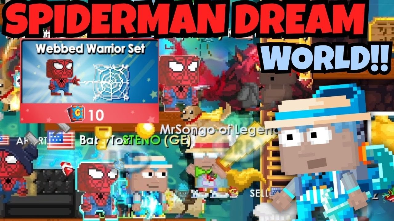 BUYING MY DREAM BUY+ WORLD!! 🕷️ TONS OF BGLS! | GrowTopia