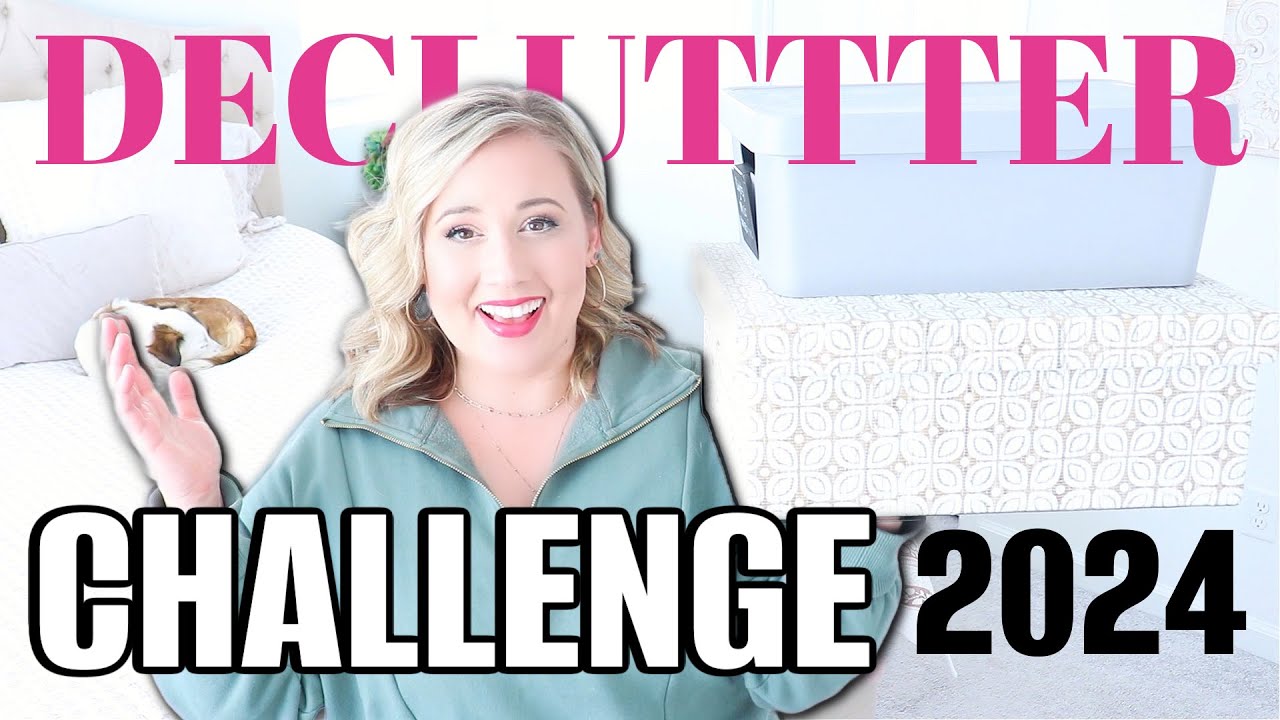 DECLUTTER Your WHOLE HOUSE in 2024 Challenge| Episode 1
