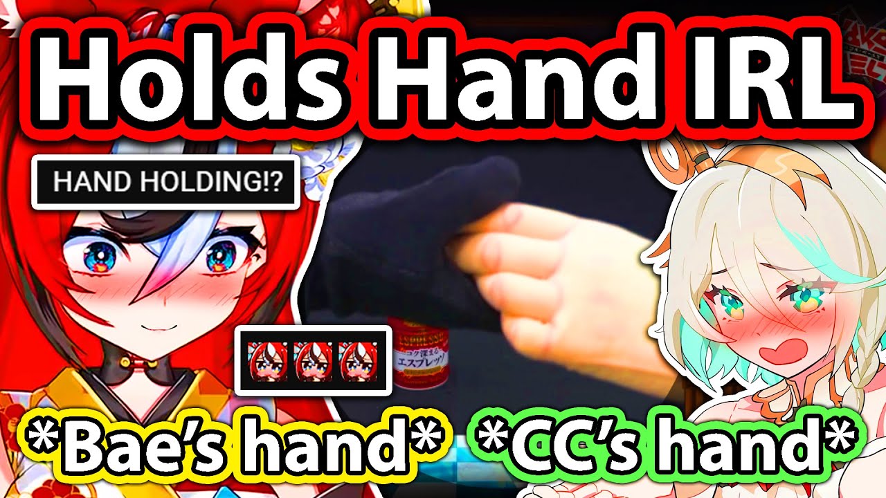 Bae Just Casually Holds Cecilia's hand For Emotional Support and Chat Loses It 【Hololive EN】