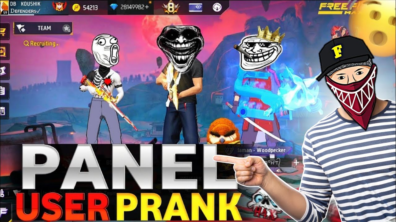 *PANEL USE*📳 Prank 🤬 With World 🌍 Player 's!