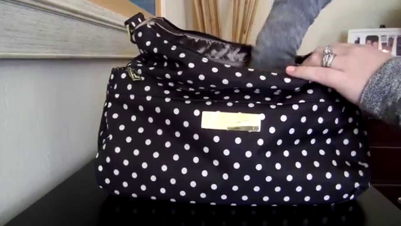 Ju Ju Be HoboBe dipaer bag packing video & how to attach a custom seatbelt strap