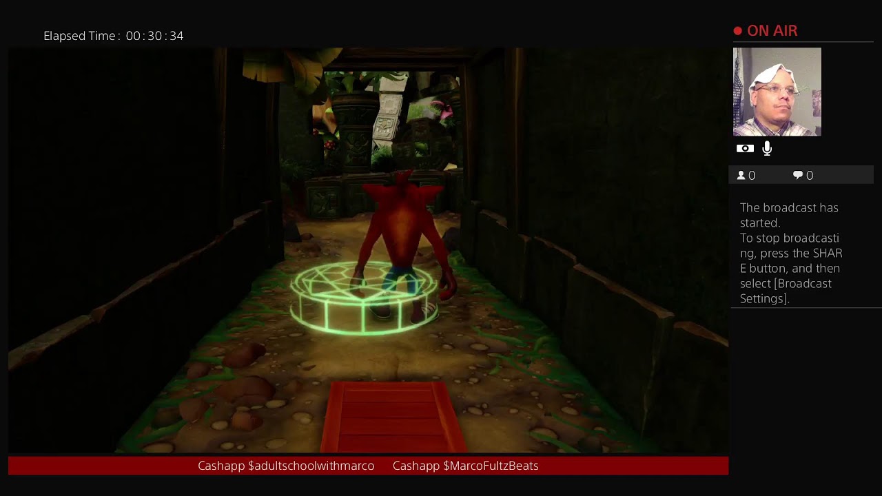 ChiefMalottoPapi Adultschoolwithmarcopodcast-Crash Bandicoot level 2