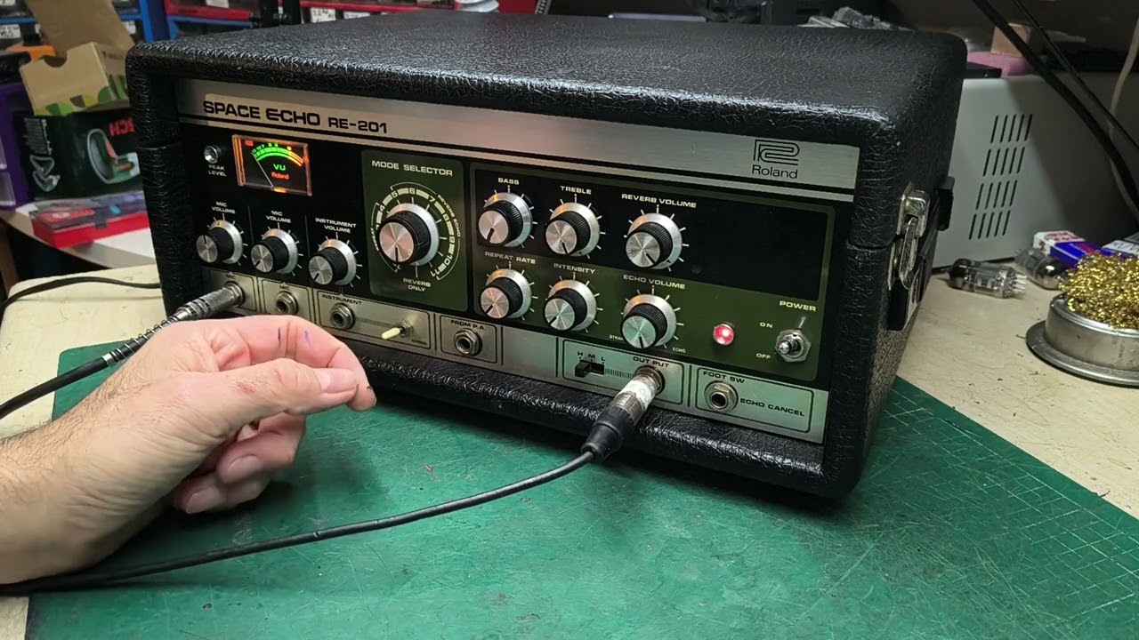 Roland Space Echo RE 201 test