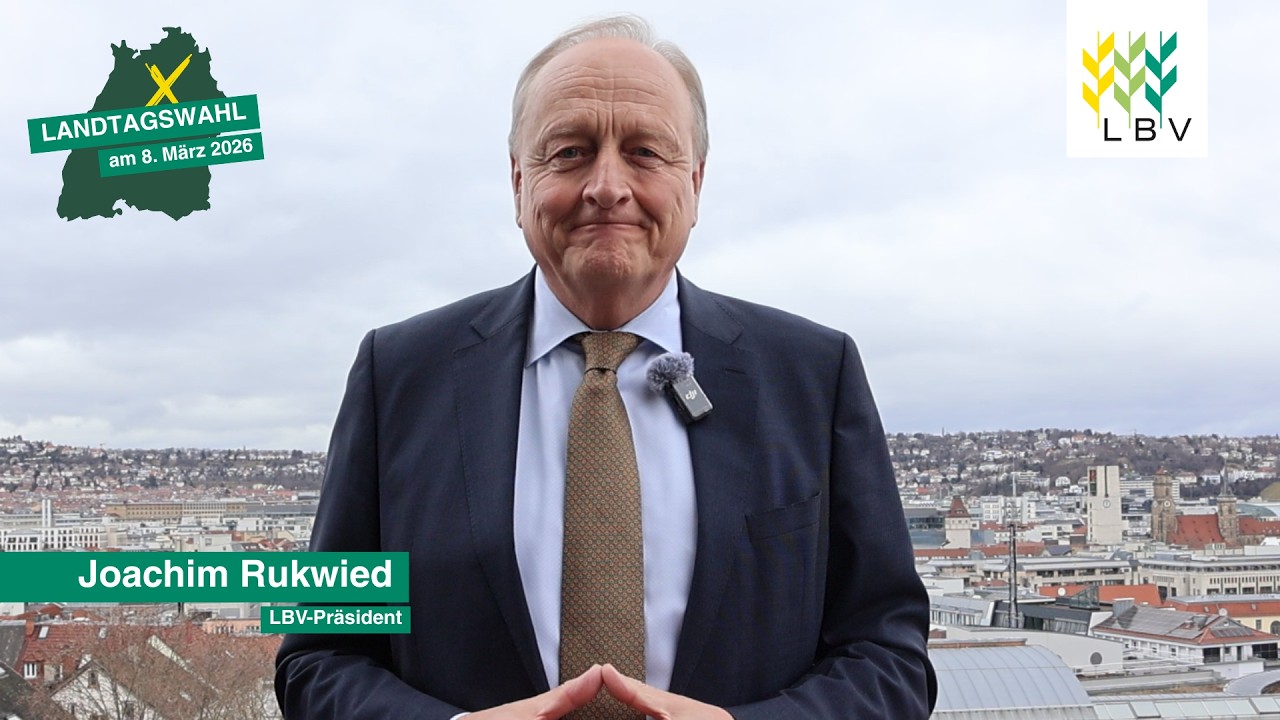 Landtagswahl BW 2026 - Video-Botschaften des LBV-Präsidiums und den LBV-Fachausschussvorsitzenden