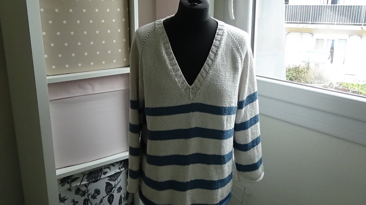 Pull mariniere femme