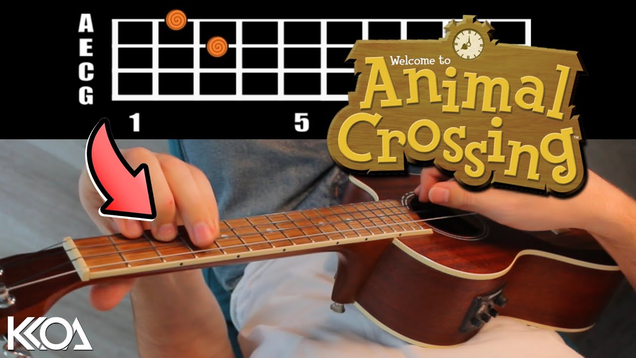 Animal Crossing - ABLE SISTERS THEME Easy Ukulele Tutorial