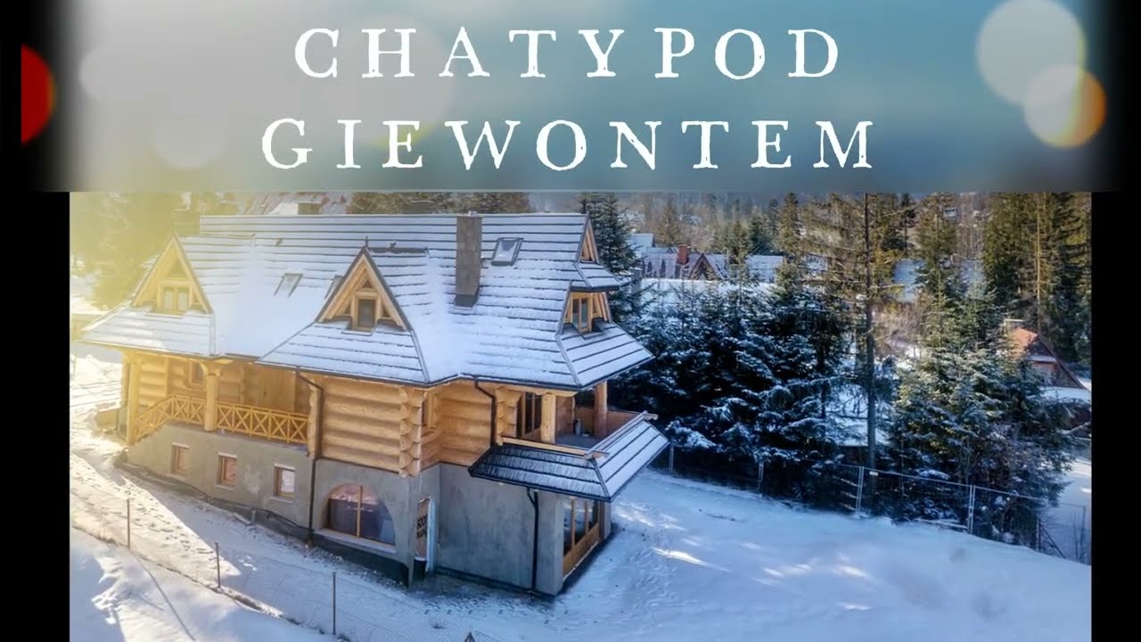 Chaty pod Giewontem - nowe (marzec 2022) domki w centrum Zakopanego
