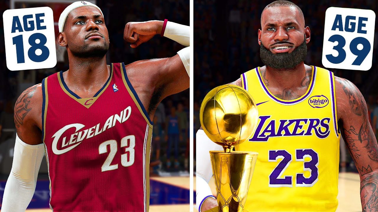 I Replayed The Career of LeBron James