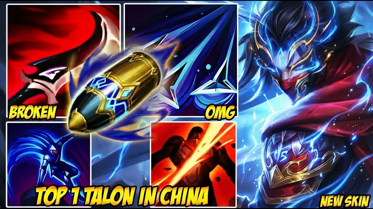 WILD RIFT CHINA TOP 1 TALON - DRAGONBLADE TALON (NEW SKIN)