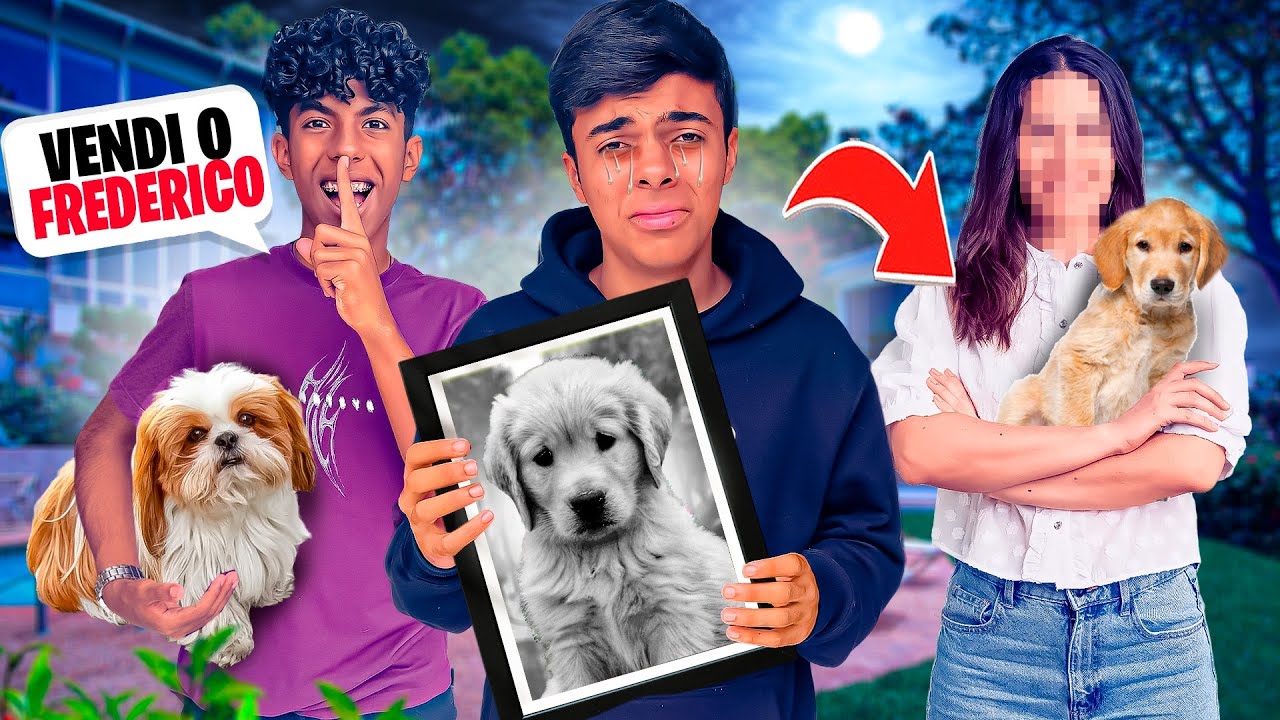 😰TROCOU O FREDERICO POR OUTRO CACHORRO NA RUA!🐶😞 *PERDI MEU CACHORRO