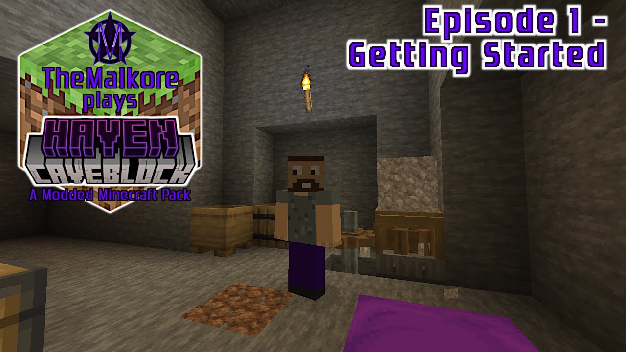 Haven: CaveBlock 🟣 Episode 1 🟣 Getting Started
