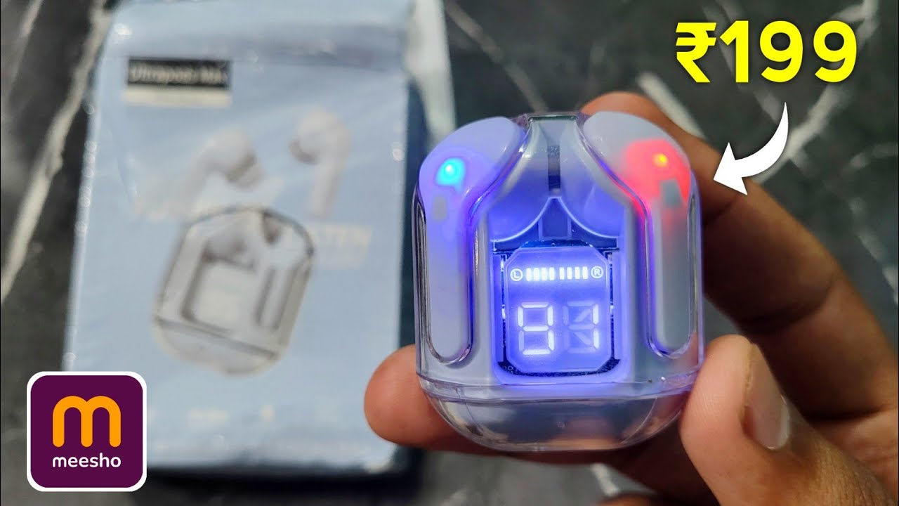 Ultrapods Max From Meesho Under ₹199 Review & Unboxing 🔥 Worth It? | Ultrapods TWS Earbuds Review