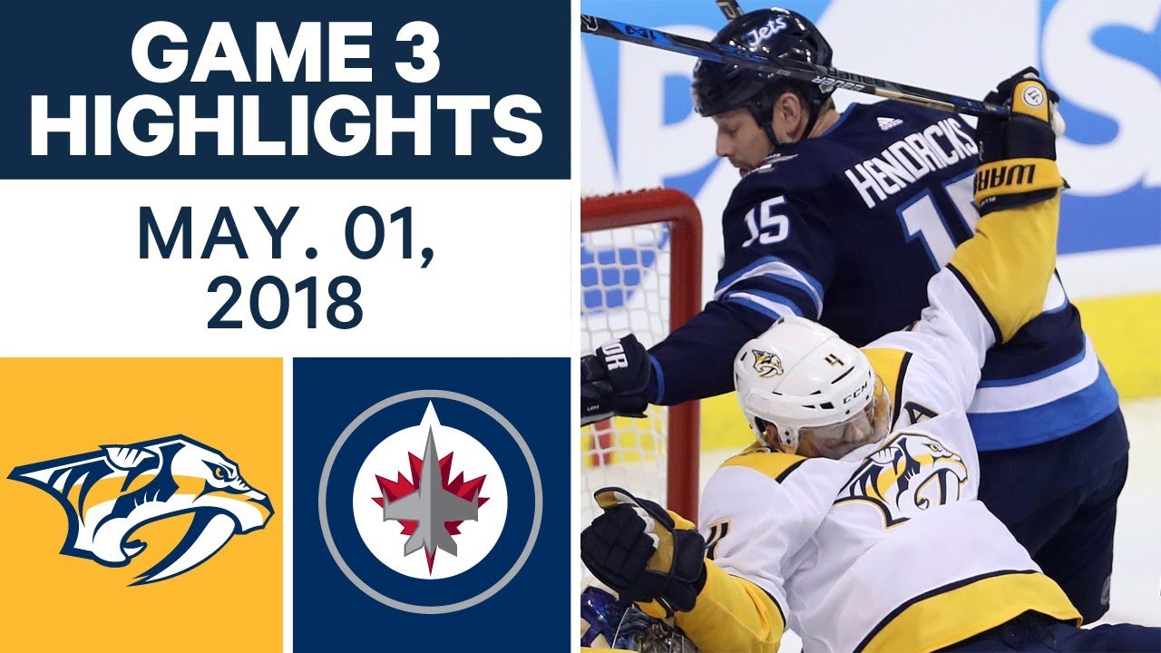 NHL Highlights | Predators vs. Jets, Game 3 - May. 01, 2018