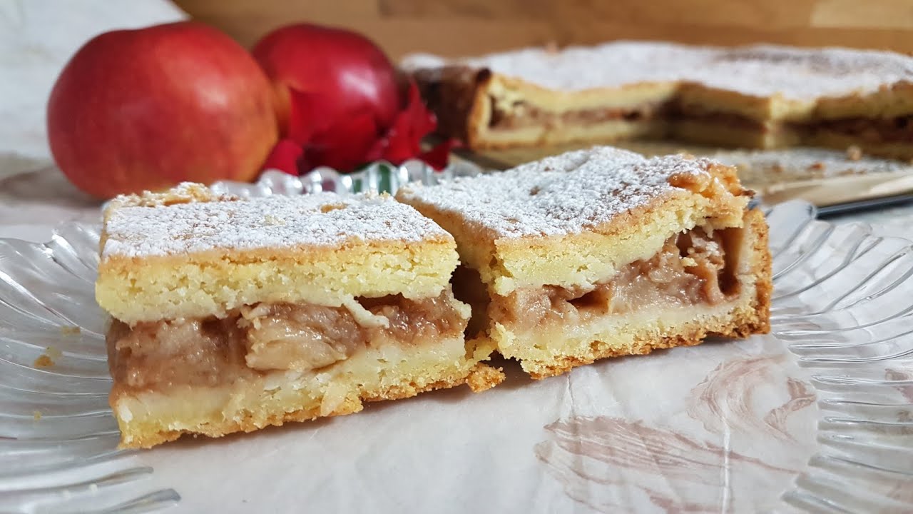 Przepyszna szarlotka krucho-drożdżowa🍏❤