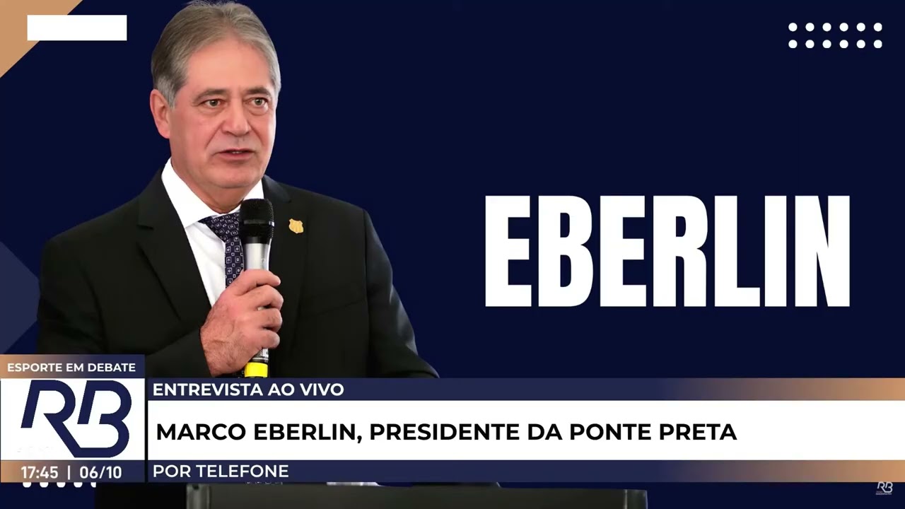 Entrevista Marco Eberlin (presidente Ponte Preta) - 06/10/2025 - Rádio Bandeirantes Campinas