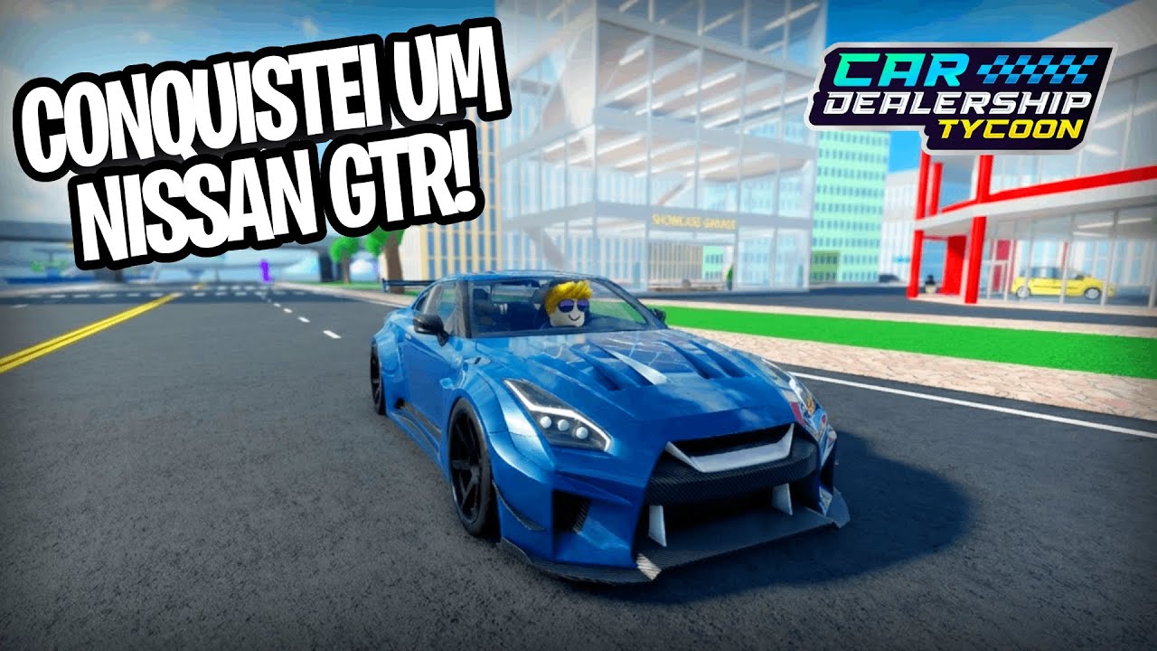Conquistei um NISSAN GTR no meu PRIMEIRO DIA de CAR DEALERSHIP TYCOON!