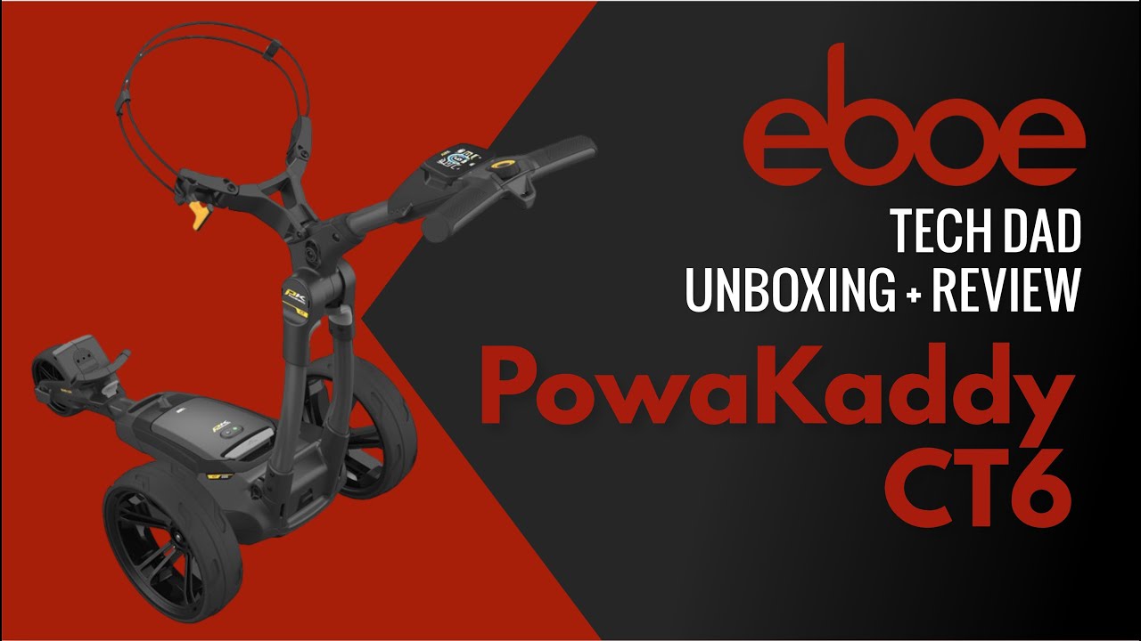 Dad Unboxes & Reviews PowaKaddy CT6 Golf Trolley | The Ultimate Golfing Gadget!