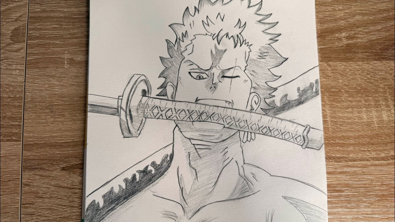How to Draw zoro Rozona from one piece step by step for beginners ||Easy drawing of anime character 