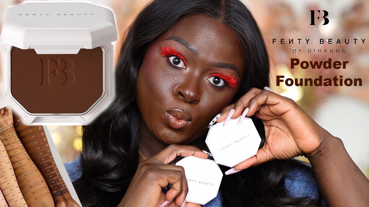 Fenty Beauty Soft Matte Powder Foundation (Showcase + Swatches) | OHEMAA