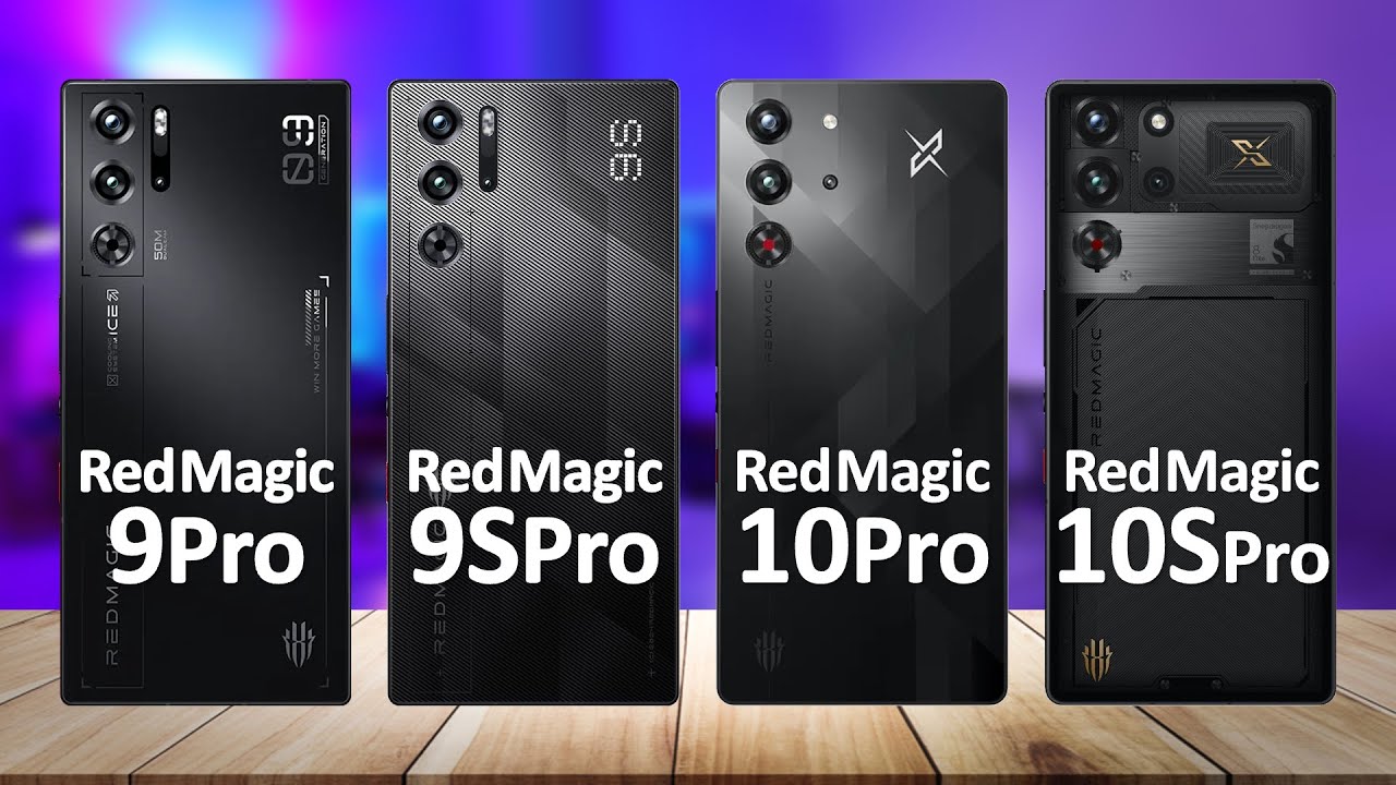 RedMagic 10S Pro VS RedMagic 10 Pro VS RedMagic 9S Pro VS RedMagic 9 Pro