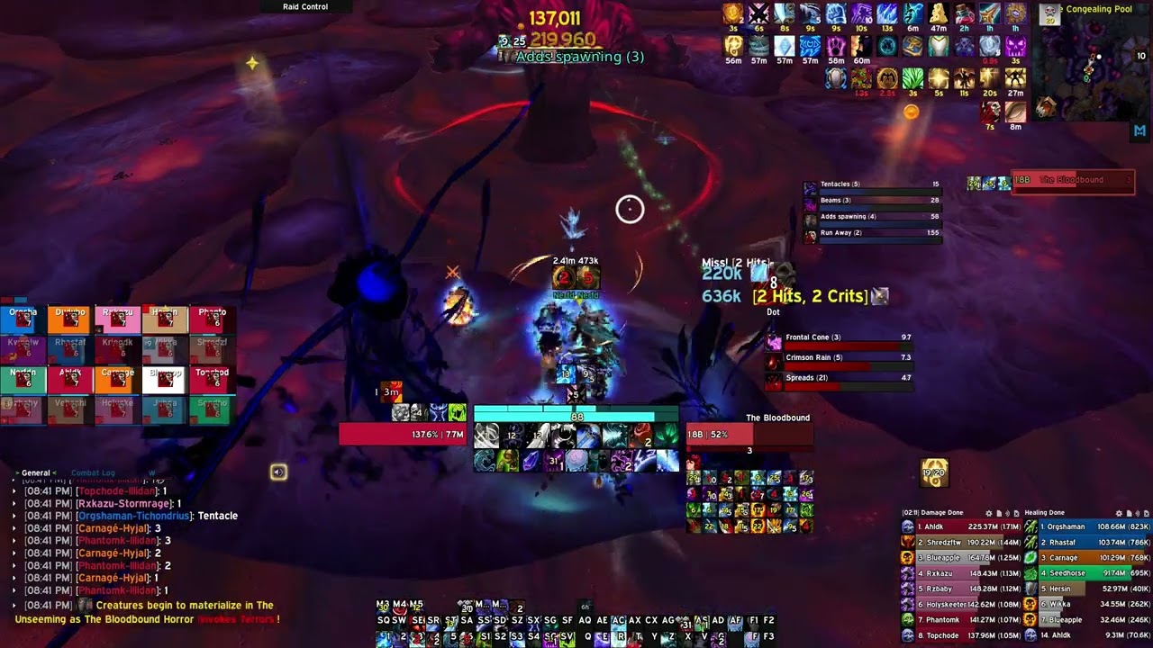 #1 World DPS Mythic Bloodbound Horror | The War Within Frost Death Knight
