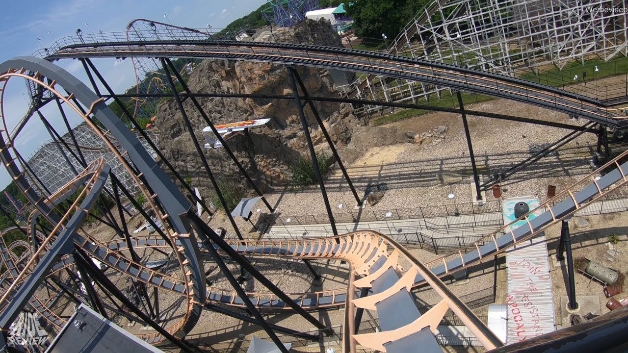 Apocalypse - Onride - Six Flags America - Bolliger & Mabillard - Stand-Up Coaster