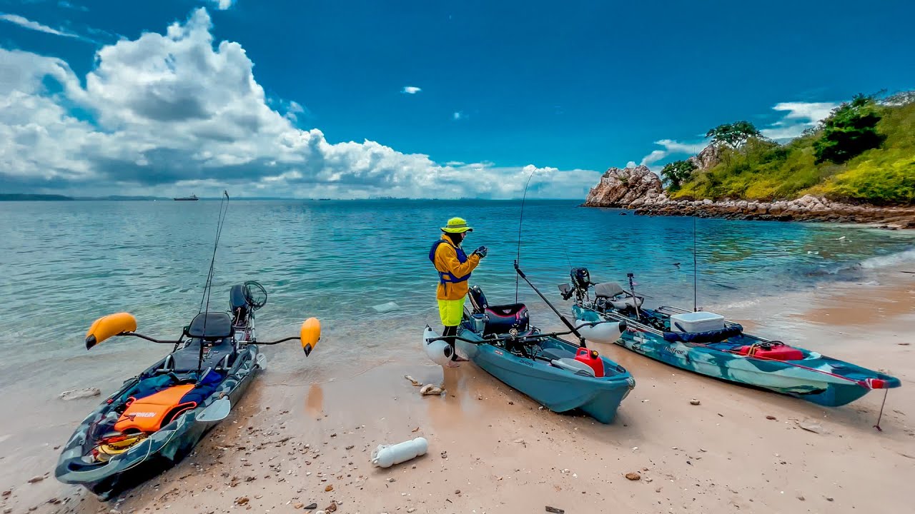 ขับเรือคายัค feelfree Jonny Bigfish Lurt2 เที่ยวเกาะสีชัง