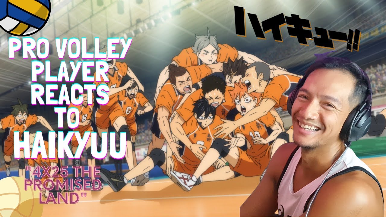 Pro Volleyball Player Reacts to Haikyuu Season 4 Episode 25 (The Promised Land)