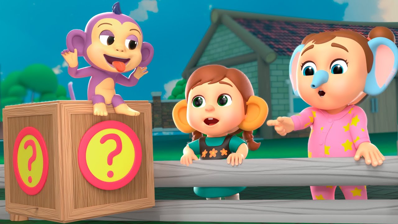 What's In The Box? 📦 Guess The Animal Song | Babies Nursery Rhymes