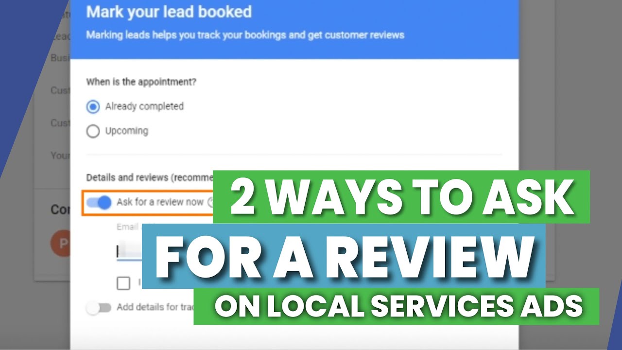 How To Ask For a Review on Local Service Ads: LSA Tutorial